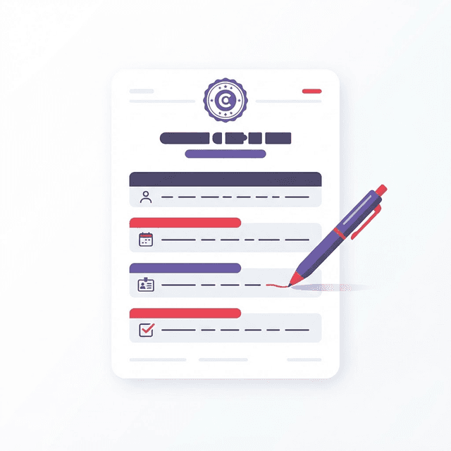 Submitting a certification application form
