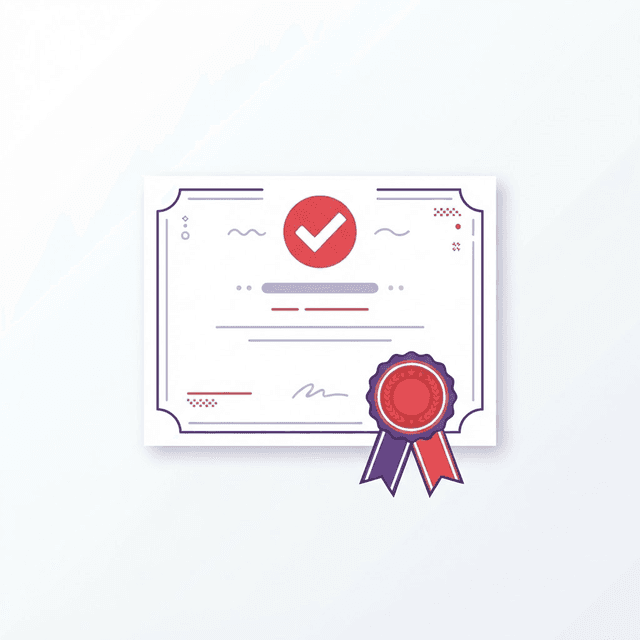 Independent certification decision and certificate